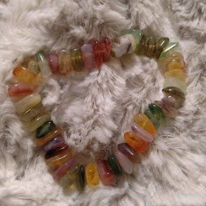 Multi-colored Semi-precious stone bracelet